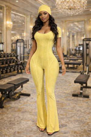 Hailey Jumpsuit w/headband