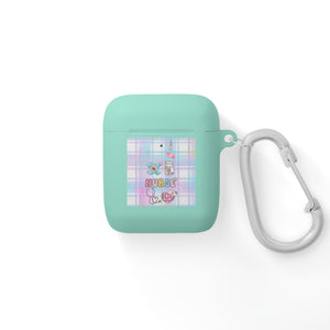 Nurse AirPods Case Cover, Cute Nurse Gift, Trendy AirPods Pro Cover, Nurse Accessories, Pastel Plaid Design