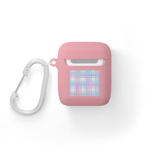 Nurse AirPods Case Cover, Cute Nurse Gift, Trendy AirPods Pro Cover, Nurse Accessories, Pastel Plaid Design