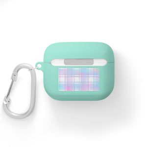 Nurse AirPods Case Cover, Cute Nurse Gift, Trendy AirPods Pro Cover, Nurse Accessories, Pastel Plaid Design