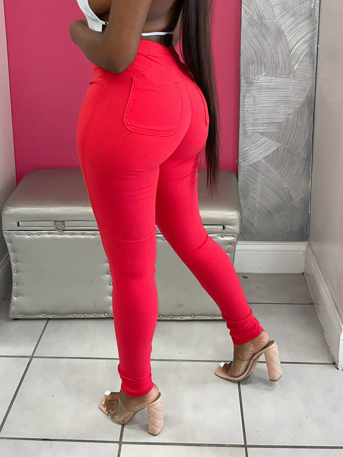Extra Stretch Pants (Red)
