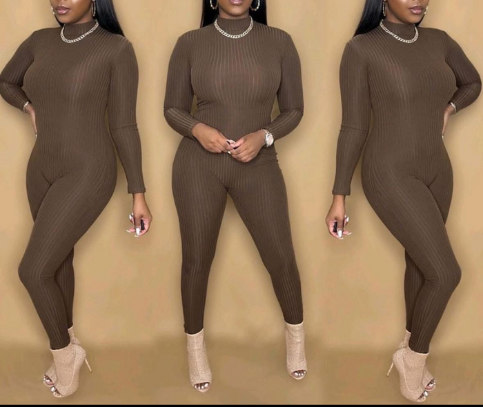 Ribbed Jumpsuit (3 Colors)