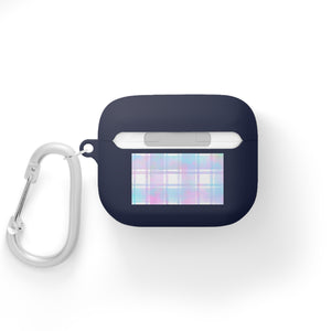 Nurse AirPods Case Cover, Cute Nurse Gift, Trendy AirPods Pro Cover, Nurse Accessories, Pastel Plaid Design