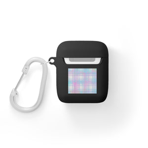 Nurse AirPods Case Cover, Cute Nurse Gift, Trendy AirPods Pro Cover, Nurse Accessories, Pastel Plaid Design