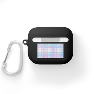 Nurse AirPods Case Cover, Cute Nurse Gift, Trendy AirPods Pro Cover, Nurse Accessories, Pastel Plaid Design