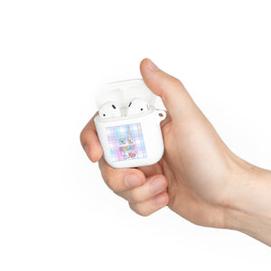 Nurse AirPods Case Cover, Cute Nurse Gift, Trendy AirPods Pro Cover, Nurse Accessories, Pastel Plaid Design