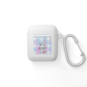 Nurse AirPods Case Cover, Cute Nurse Gift, Trendy AirPods Pro Cover, Nurse Accessories, Pastel Plaid Design