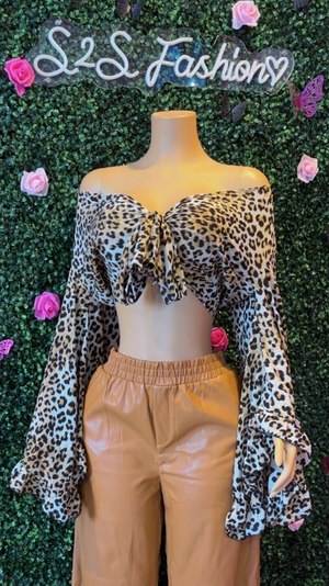 Leopard Crop Top