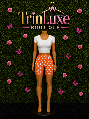 Polka Dot Set (Orange )