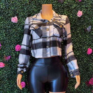 Checkered Crop Top