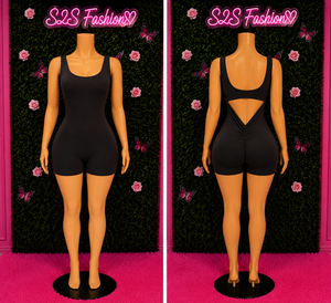 Diamond Back Romper (Sleeveless)