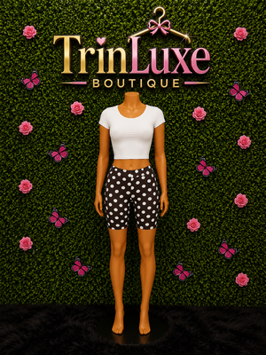 Polka Dot Set (Black/White)