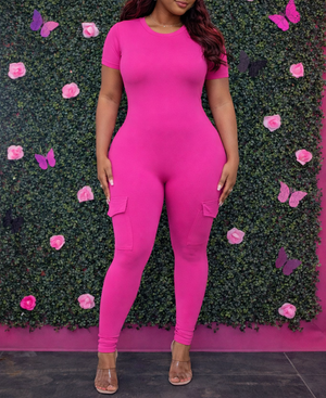 Basic Cargo Jumpsuit